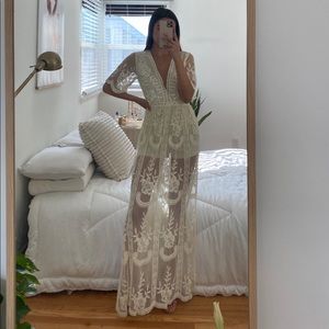 Nordstrom’s ~ Lace Boho Maxi dress ✨